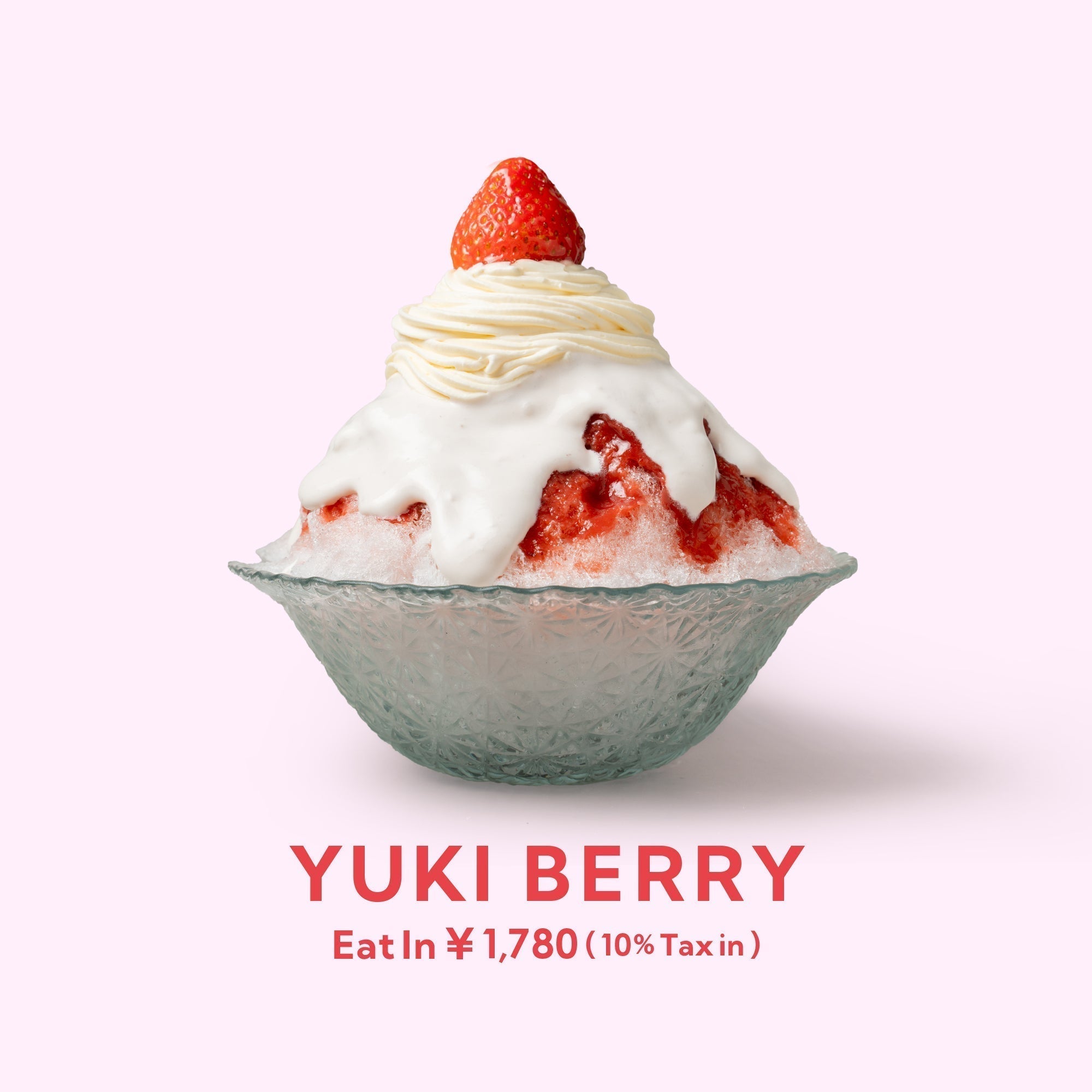 2025.9.1 NEWS|YUKI BERRY(苺かき氷)【薬院店限定】