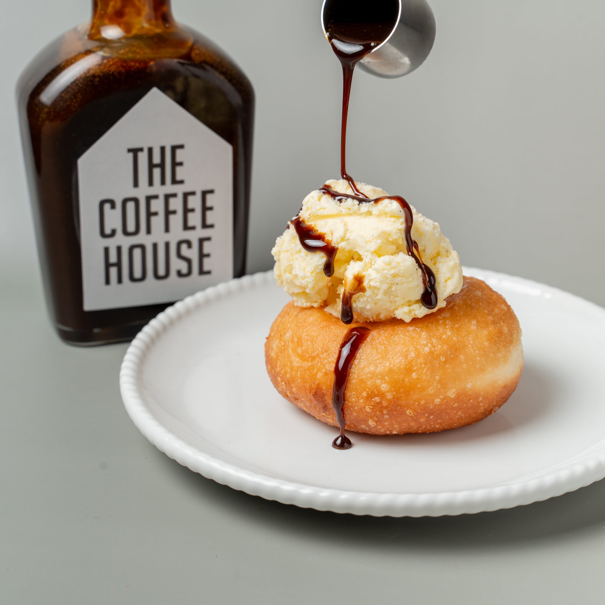 【おうちカフェスイーツ】ミニドーナツ&COFFEE SAUCEセット