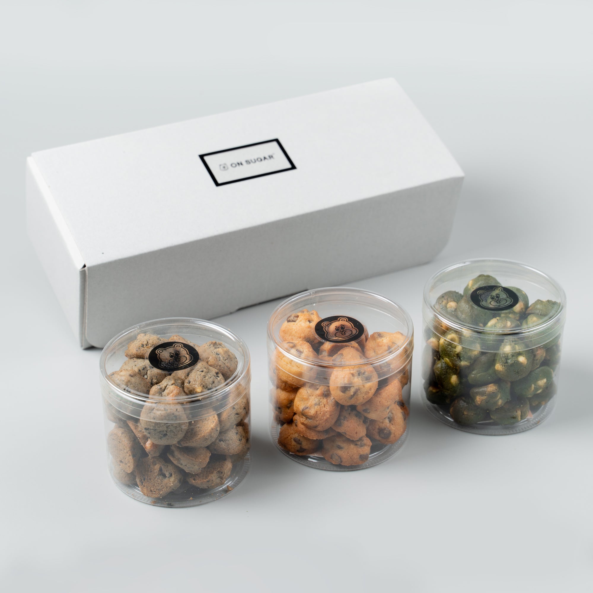 【新定番】コロコロクッキー3種セット|チョコ・抹茶・黒ごま入りミニクッキーセット