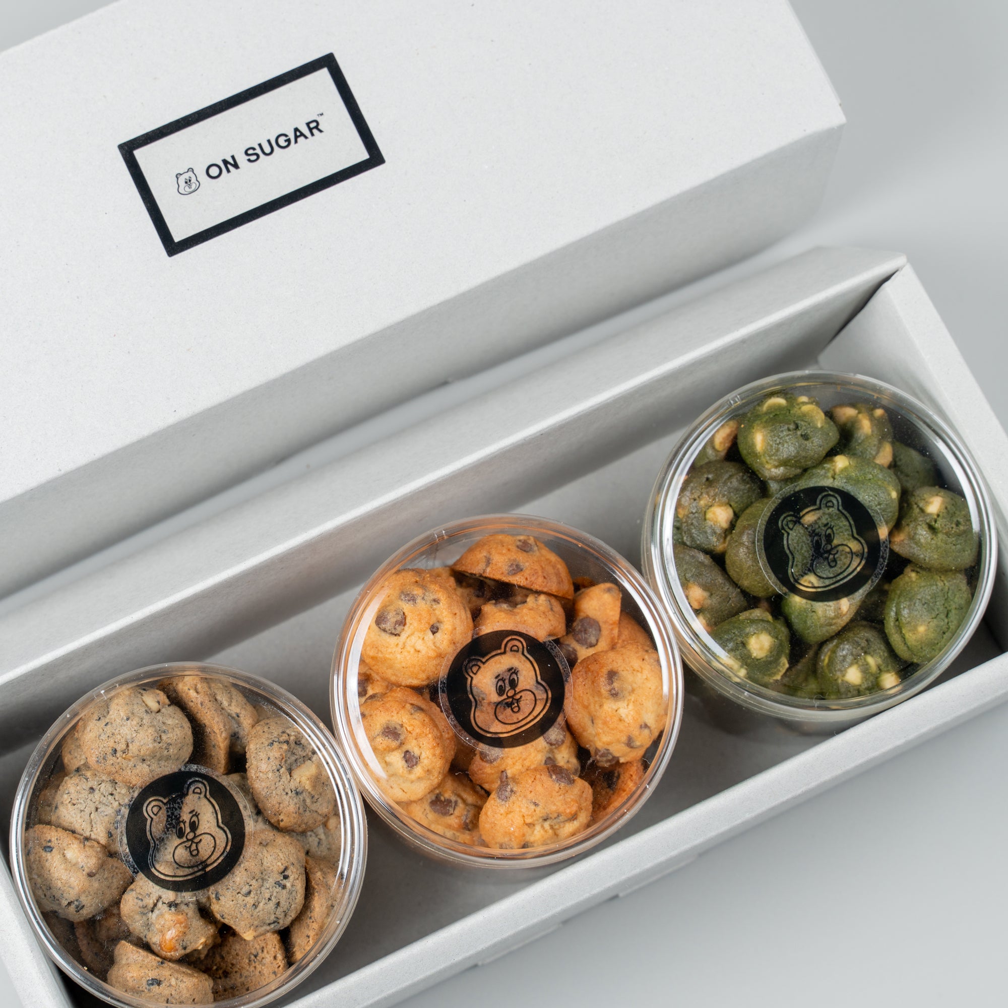 【新定番】コロコロクッキー3種セット|チョコ・抹茶・黒ごま入りミニクッキーセット