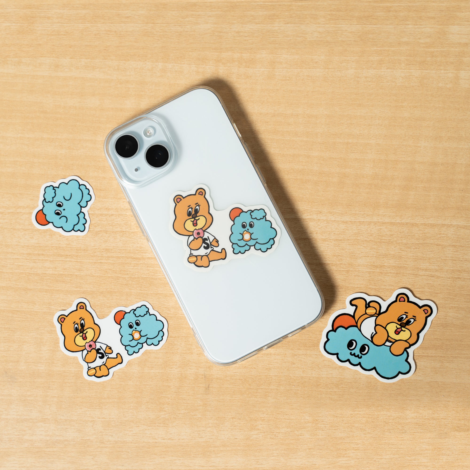 サトーくん × クーモ ステッカー ふわのりVer.