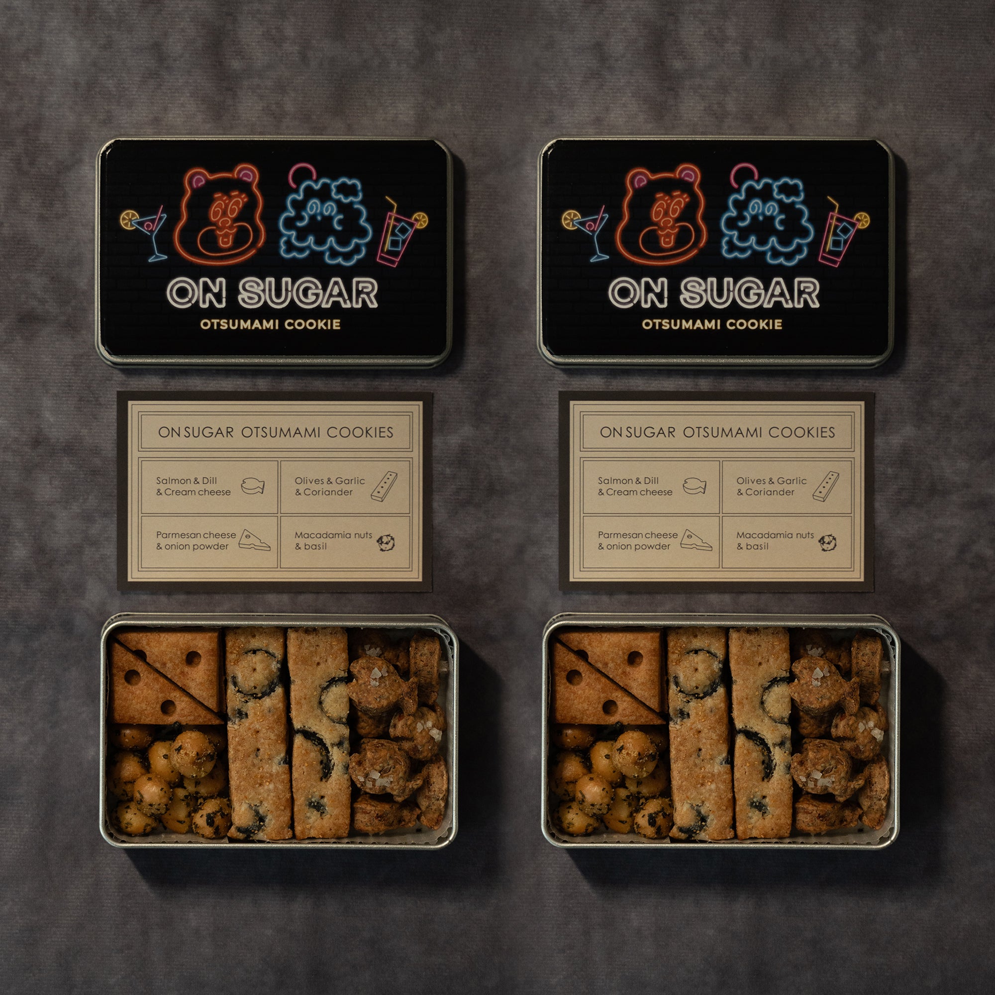 【受注生産】【2缶】OTSUMAMI COOKIE BOX
