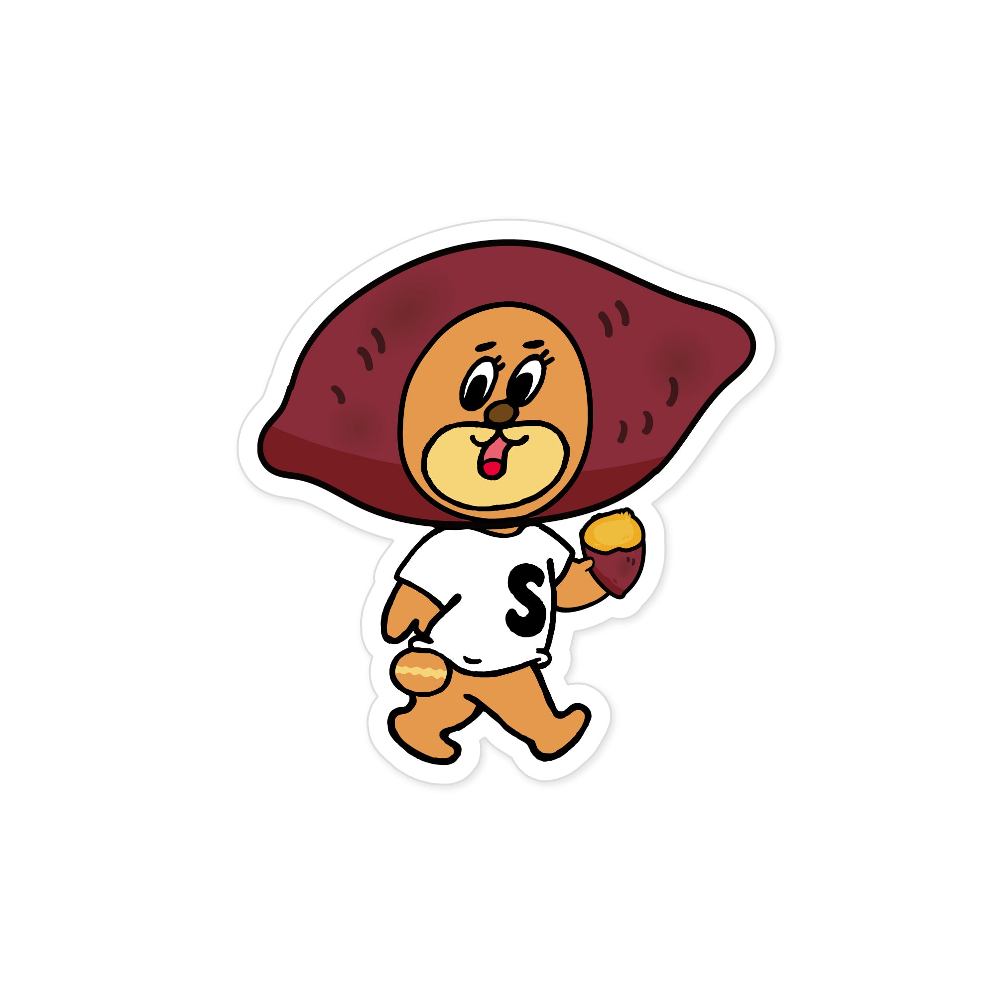サトーくんステッカー 焼き芋Ver.