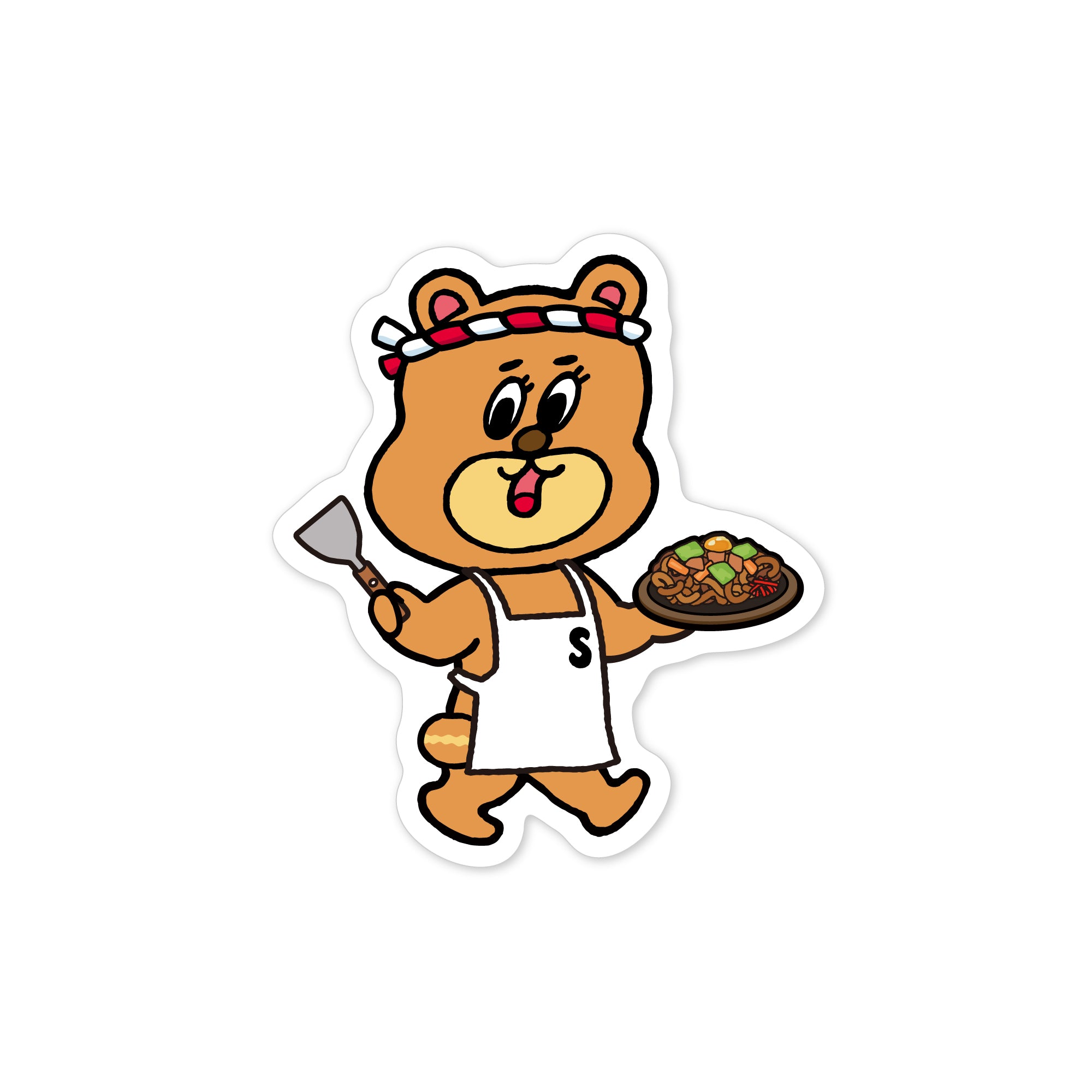 サトーくんステッカー焼きうどん ver.
