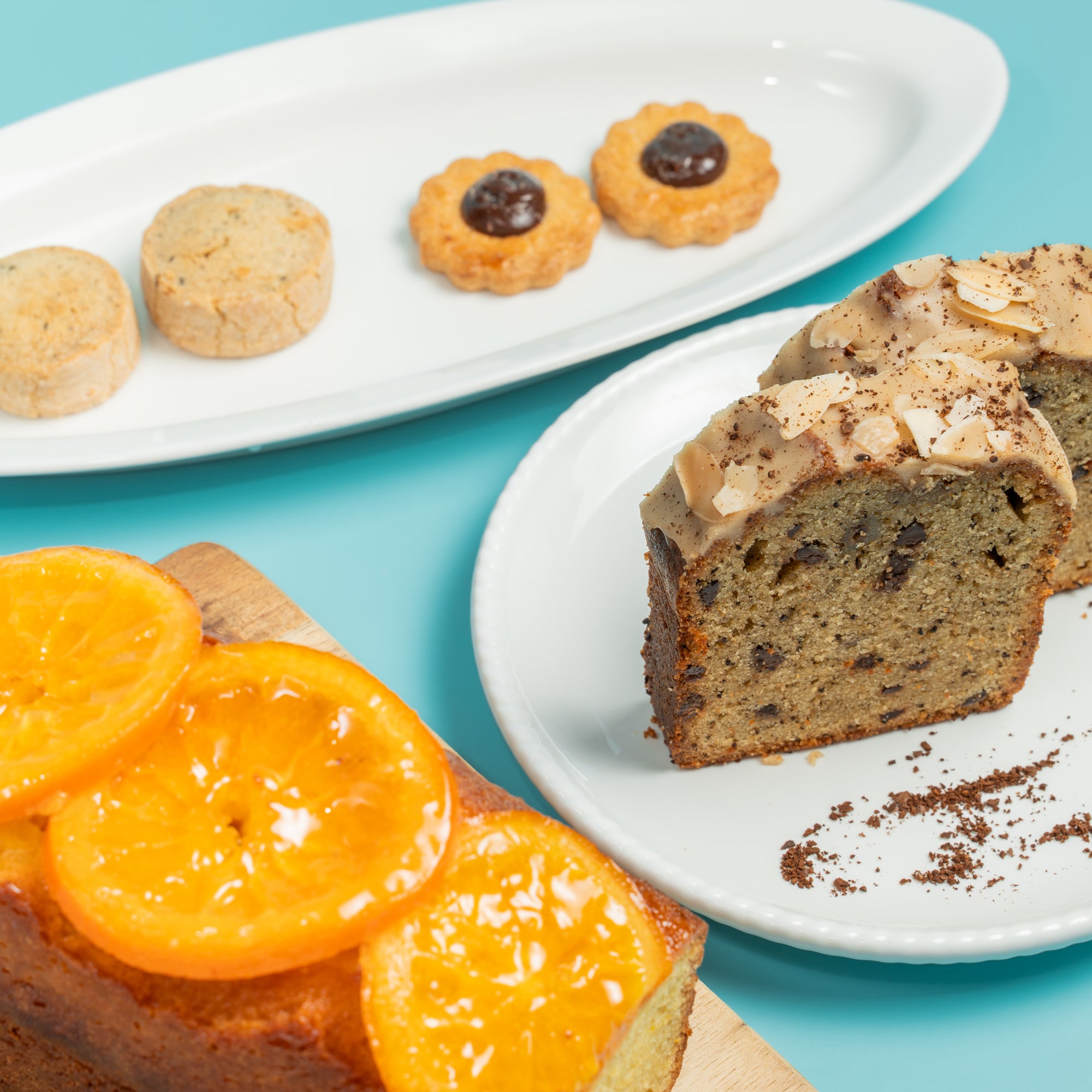 【夏限定】オレンジ&コーヒーのパウンドケーキとクッキーセット