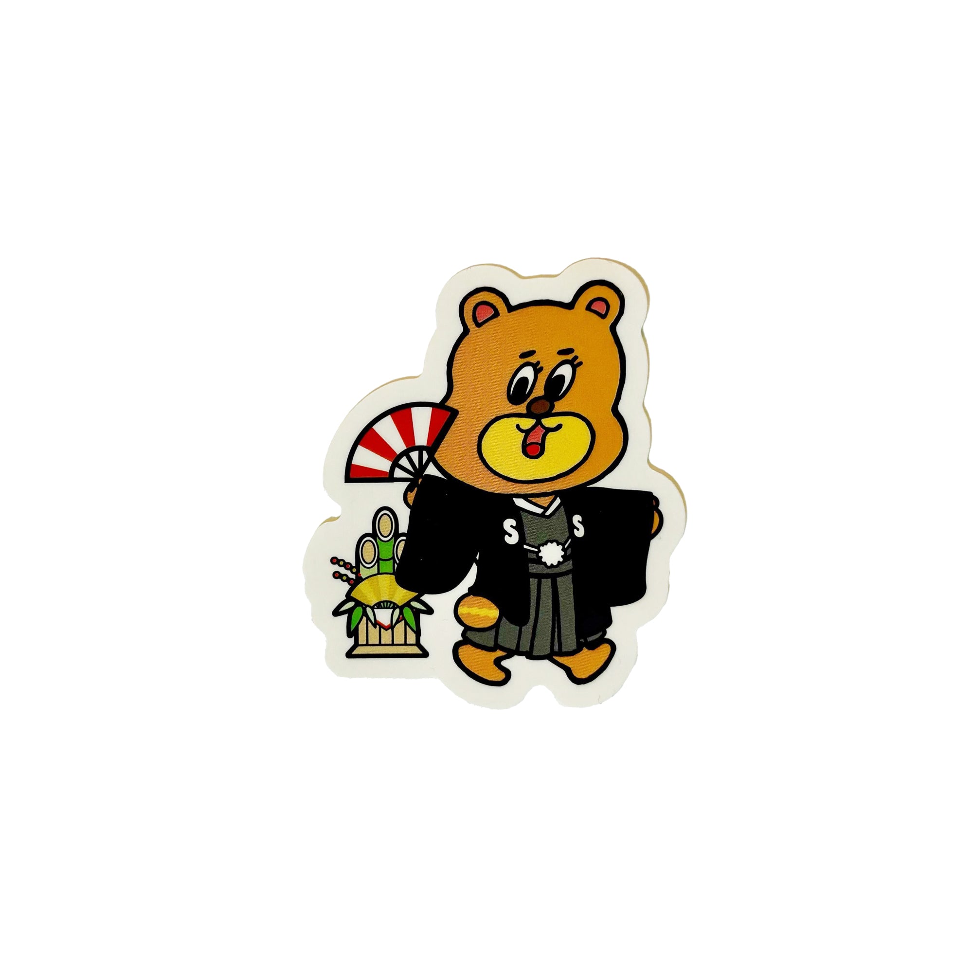 サトーくんステッカーお正月Ver.Sサイズ