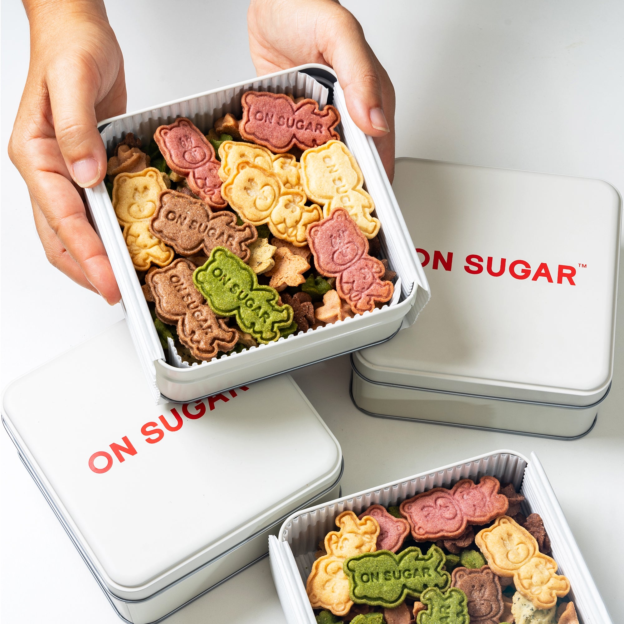 ON SUGARオリジナルクッキー缶