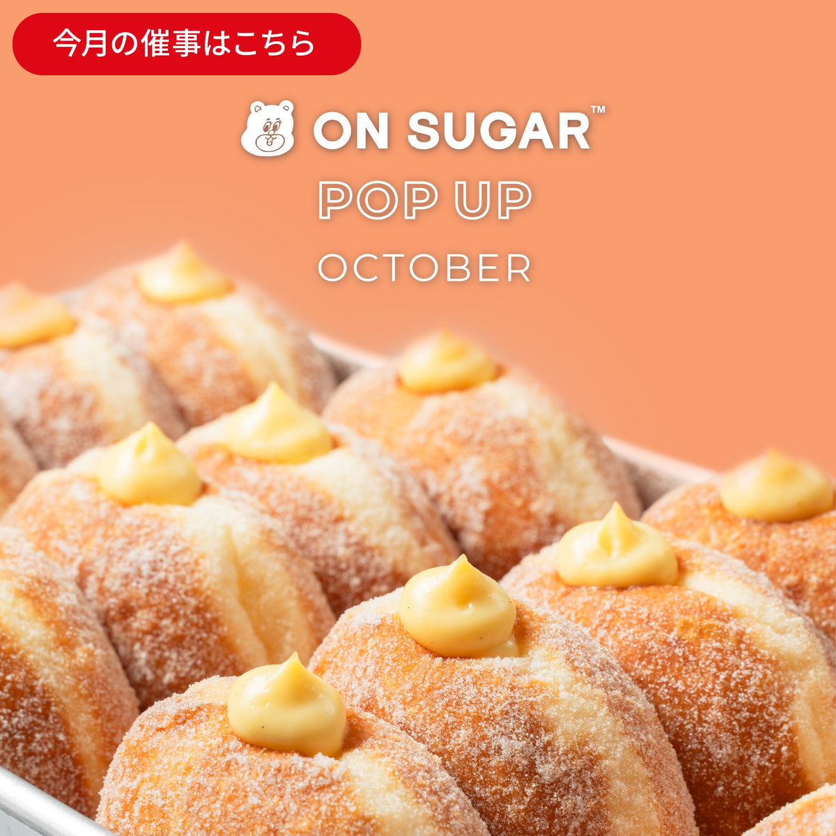 【ON SUGAR POP-UP SHOP 出店情報｜2026年10月】