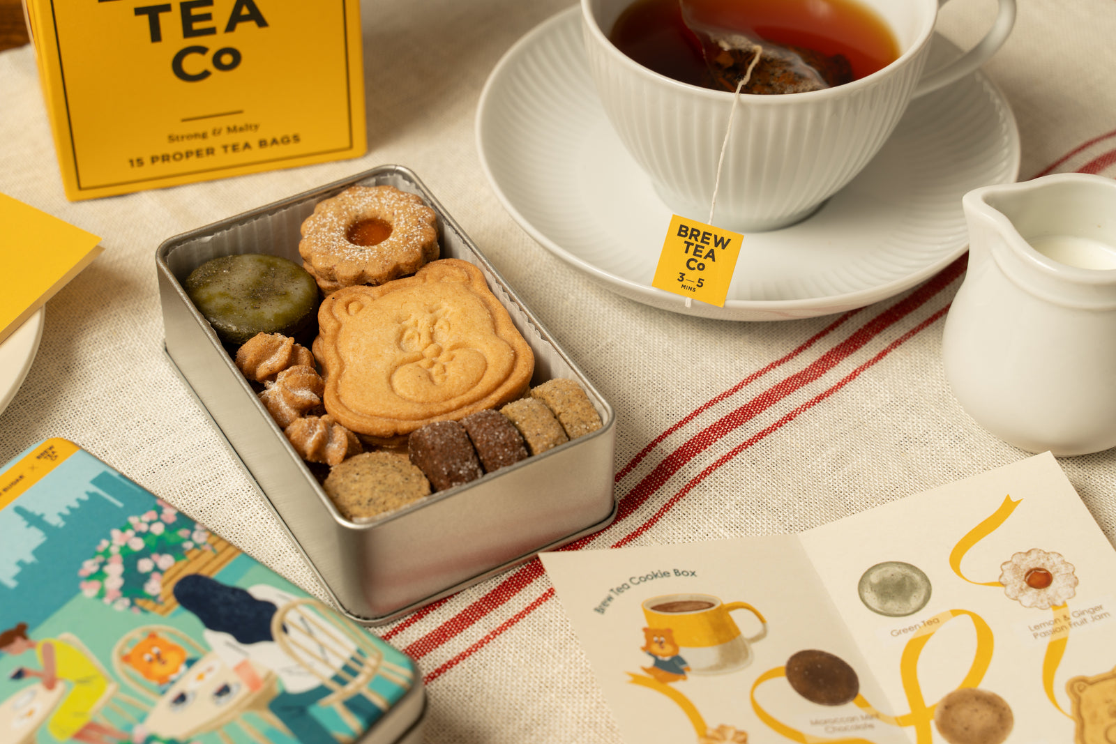 Brew Tea COOKIE BOX - 英国紅茶の香りを閉じ込めた、週末だけの贅沢