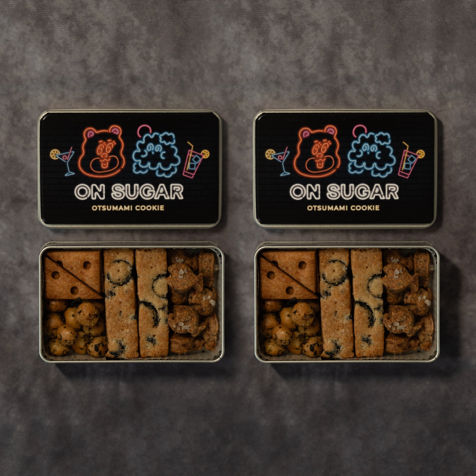 【受注生産】【２缶】OTSUMAMI COOKIE BOX