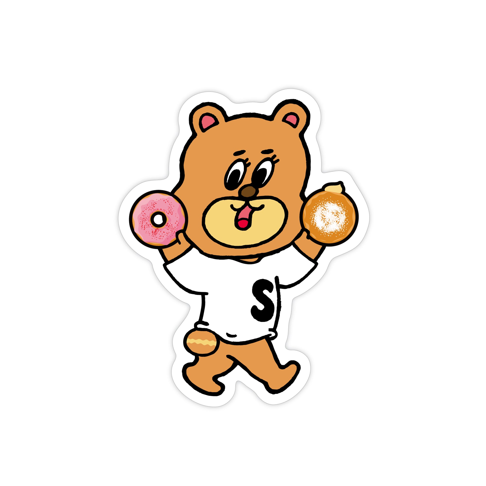 サトーくんステッカーダブルドーナツ ver.